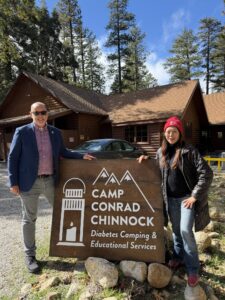 Groundbreaking at Camp Conrad Chinnock for a medical dormitory serving children with Type 1 diabetes